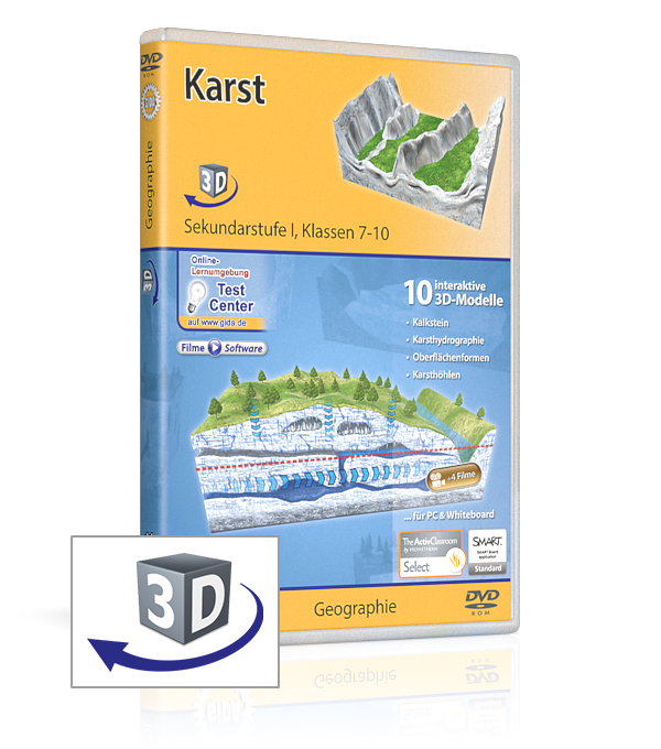 DVD-Cover der Software "Karst".