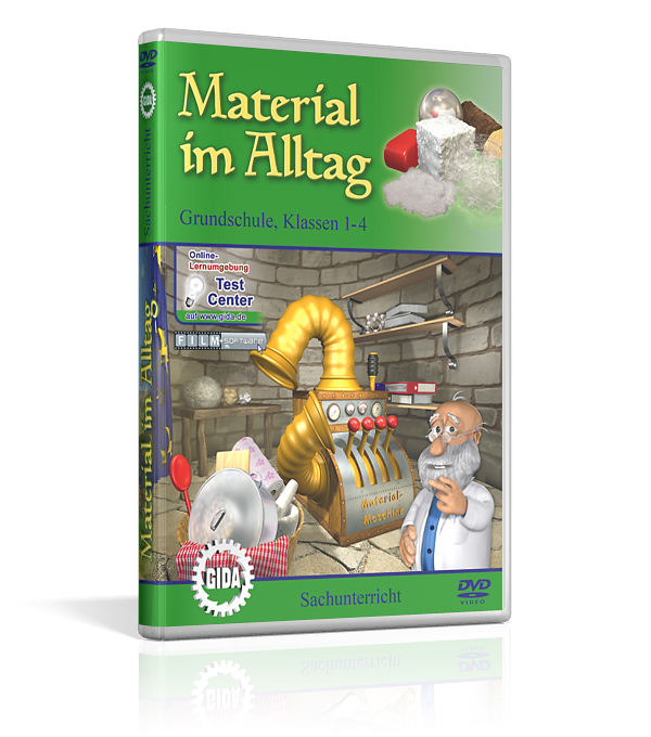 DVD-Cover des Films "Material im Alltag".