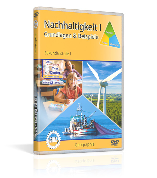 DVD-Cover des Films "Nachhaltigkeit I – Grundlagen & Beispiele".