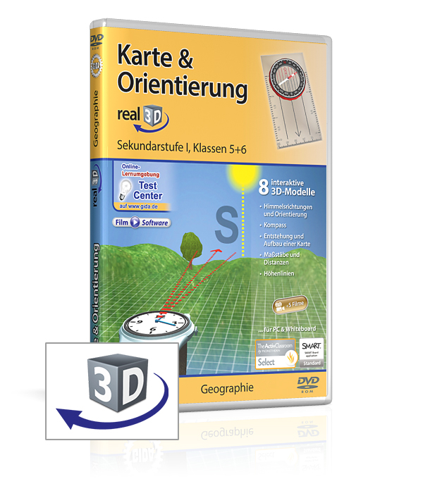 DVD-Cover der Software "Karte & Orientierung".