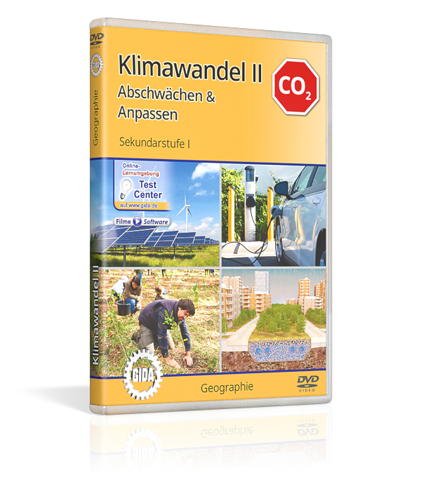 DVD-Cover des Films "Klimawandel II – Abschwächen & Anpassen".