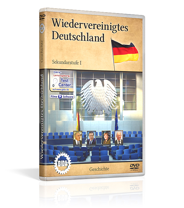 DVD-Cover des Films "Wiedervereinigtes Deutschland".