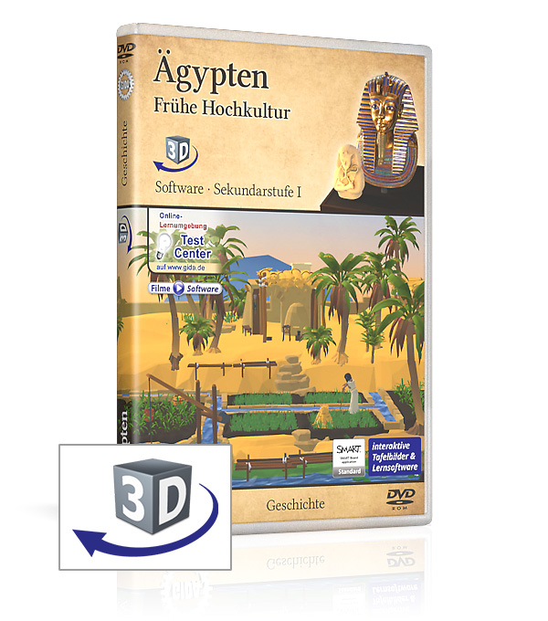 DVD-Cover der Software "Ägypten – Frühe Hochkultur".