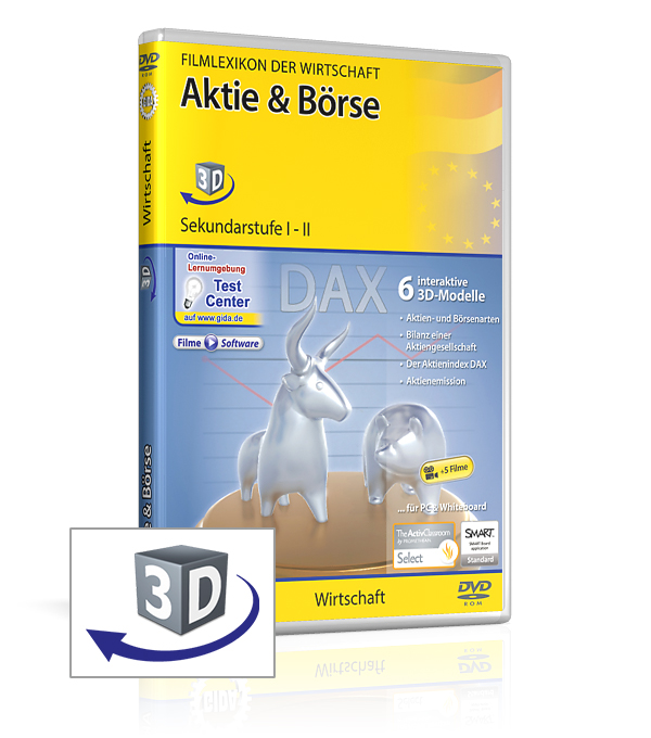 DVD-Cover der Software "Aktie & Börse".