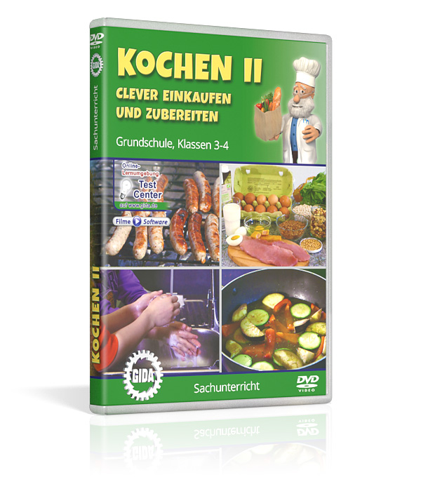 DVD-Cover des Films "Kochen II – Clever einkaufen und zubereiten".