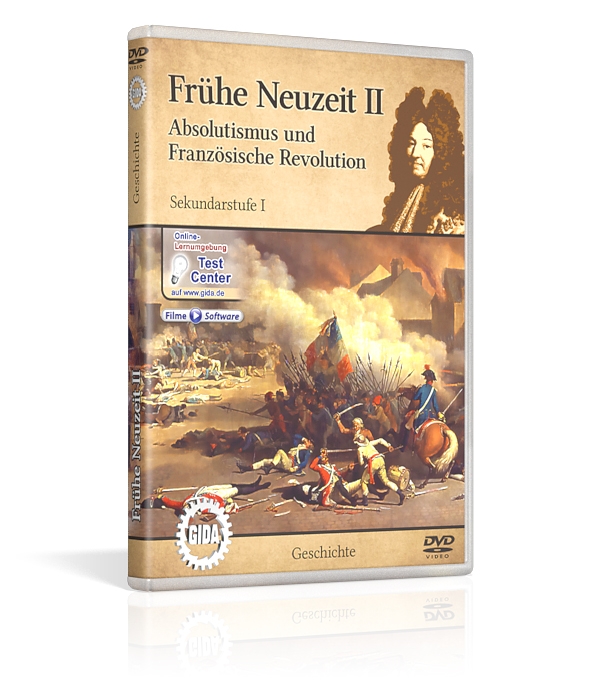 DVD-Cover des Films "Frühe Neuzeit II – Absolutismus und Französische Revolution".