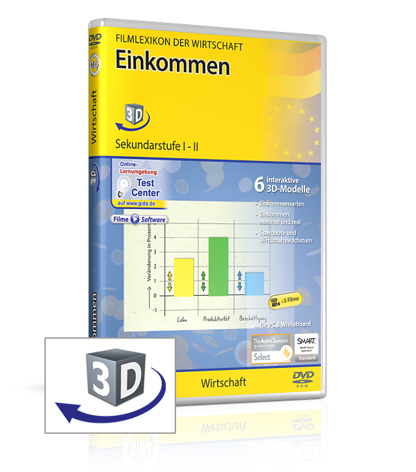 DVD-Cover der Software "Einkommen".