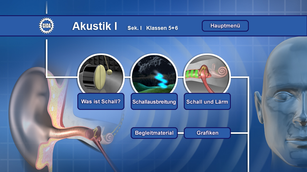 Menü des Films "Akustik I".