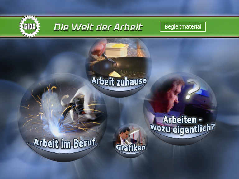Menü des Films "Die Welt der Arbeit".
