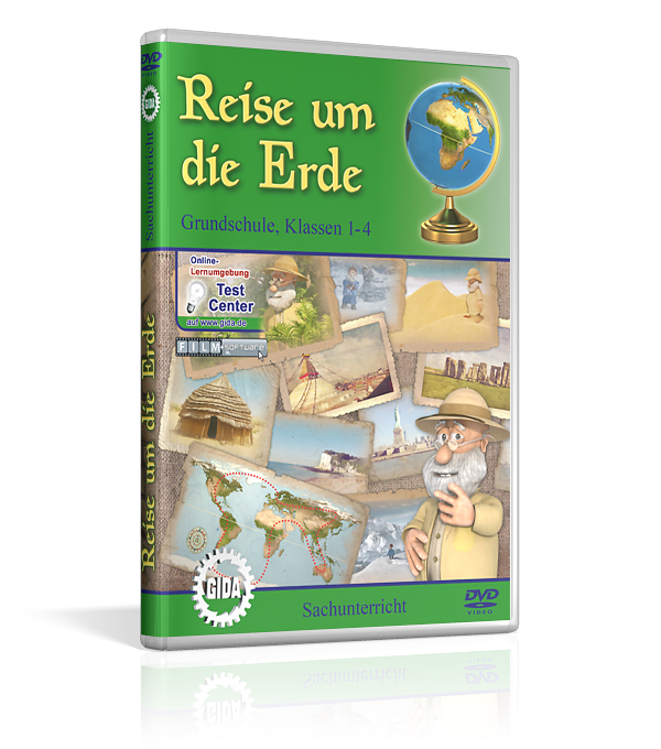 DVD-Cover des Films "Reise um die Erde".
