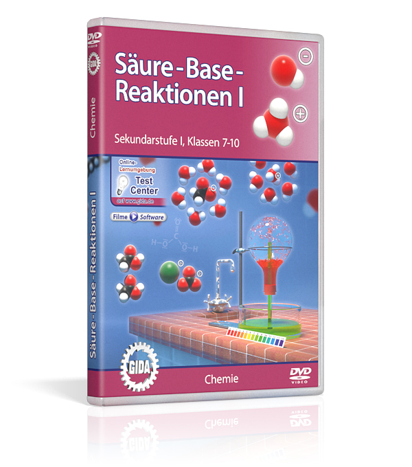 DVD-Cover des Films "Säure-Base-Reaktionen I".