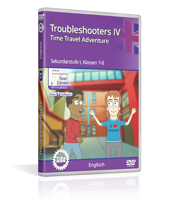 DVD-Cover des Films "Troubleshooters IV – Time Travel Adventure".