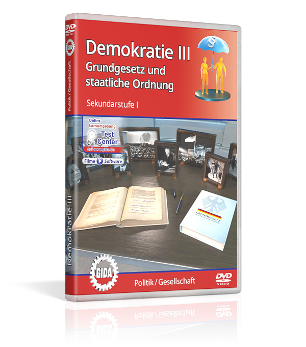  DVD-Cover des Films "Demokratie III – Grundgesetz und staatliche Ordnung".