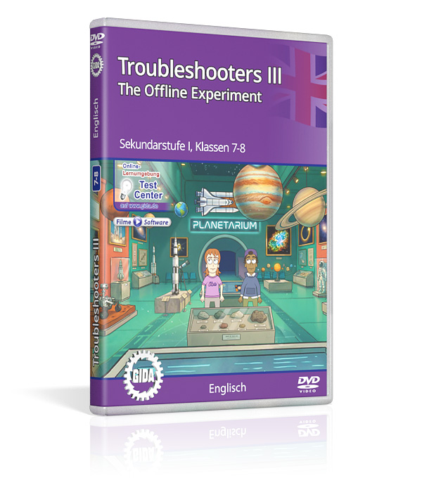 DVD-Cover des Films "Troubleshooters III – The Offline Experiment".