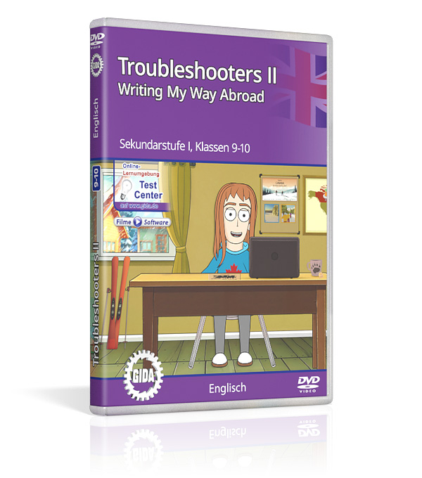 DVD-Cover des Films "Troubleshooters II – Writing My Way Abroad".