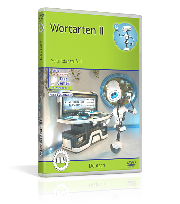 DVD-Cover des Films "Wortarten II".