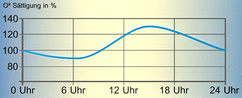 Sauerstofftagesgang